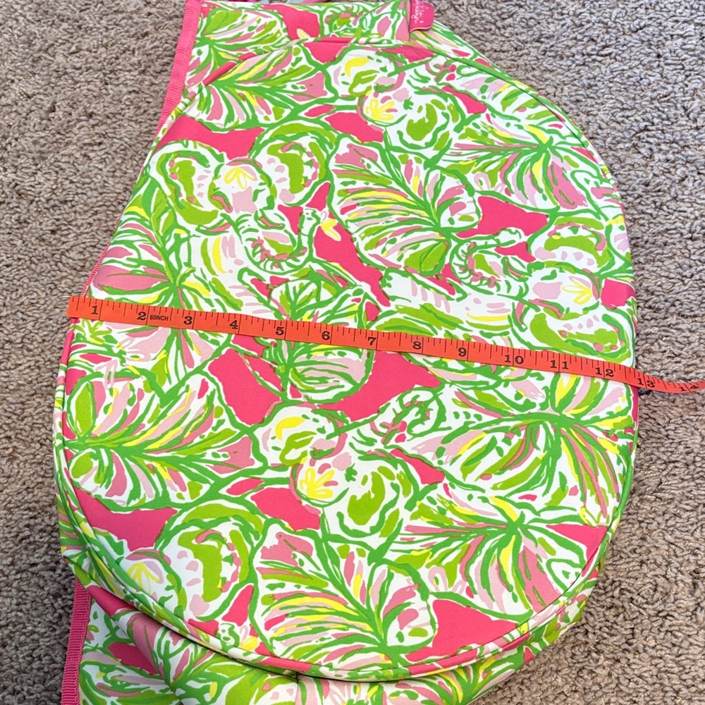 Lily Pulitzer Pink and Green Collapsable Cooler Tote - Picture 9 of 12